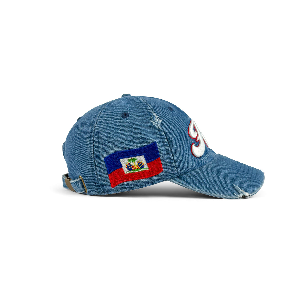 Haiti Distressed Vintage Baseball Cap – Caribbean Pride Dad Hat