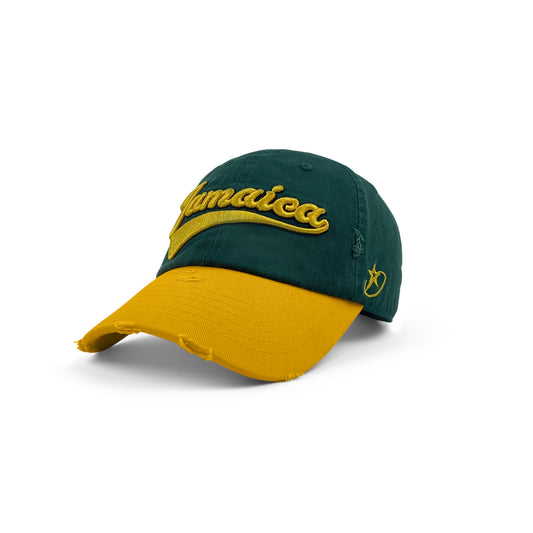 Jamaica Distressed Vintage Baseball Cap – Caribbean Pride Dad Hat